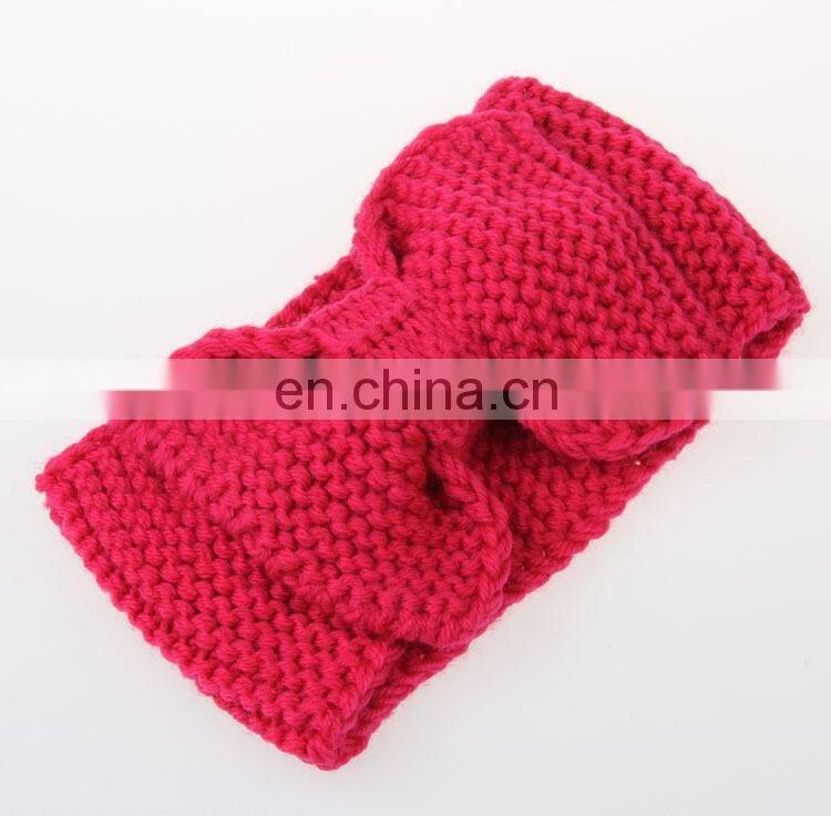 fashion Winter Spring Knitted Bow Headband
