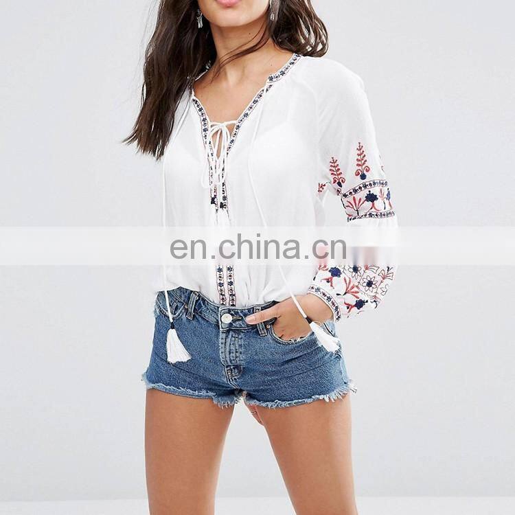 New arrival long print wide legs women's fashion casual pants