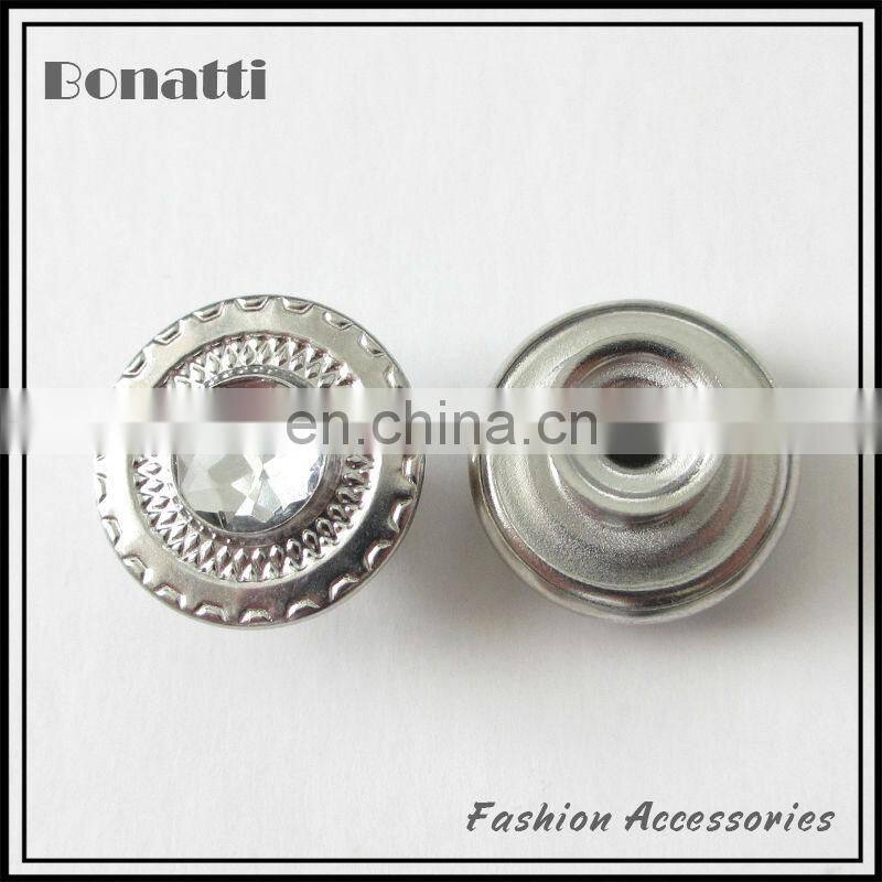 2014 new fashion rhinestone custom jeans rivets buttons