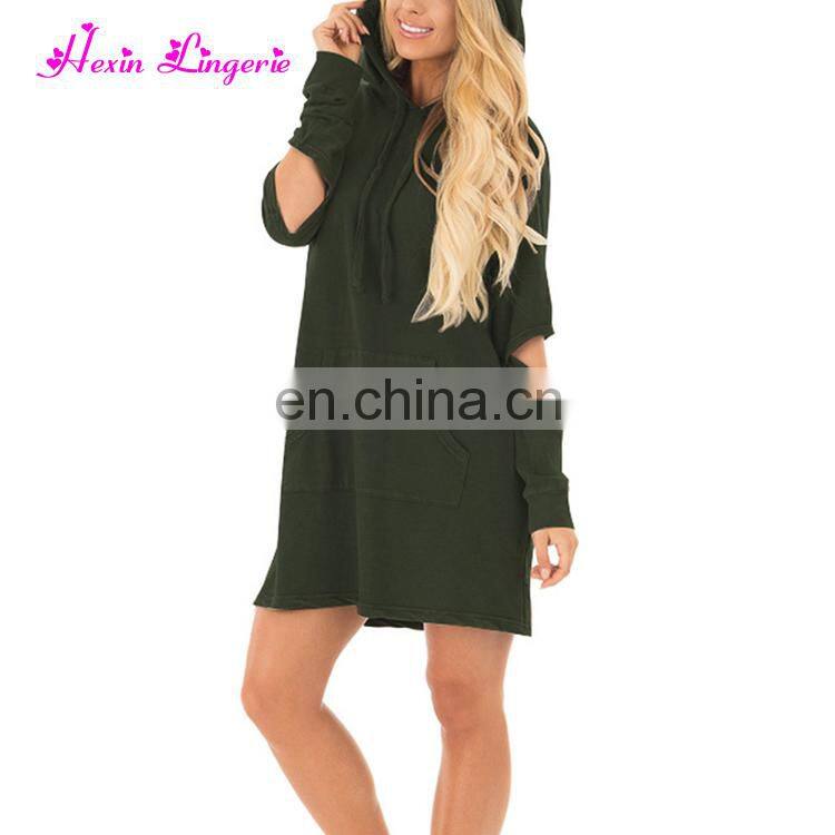 Top Selling Hoodie Pullover oversized sweatshirt wholesale one piece dress simple