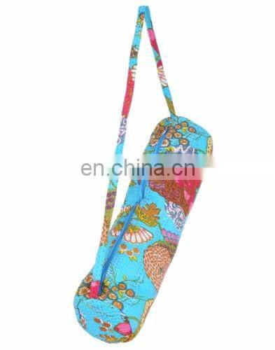 Indian Designer Gymnastic Yoga Mat Long Cross Body Yoga Mat Bag Unisex Traditonal Hippie Tote Bag