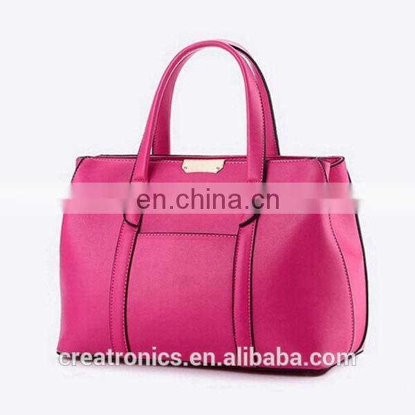 CR USA market expert recommend pu leather material large-capacity zipper rose red colors new fashion leather clutch bag