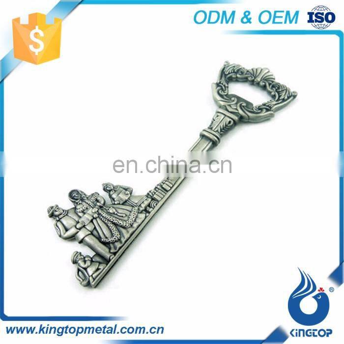 Custom metal keychain dog tag bottle opener