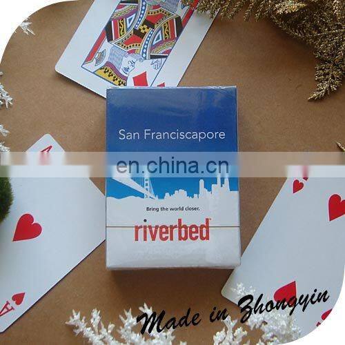 custom printed paper playing cards with your logo(ZY13-3003)
