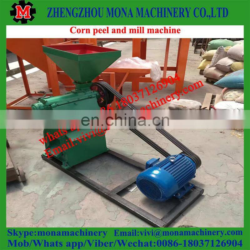 good price dehuller with polisher for maize / corn processing machine