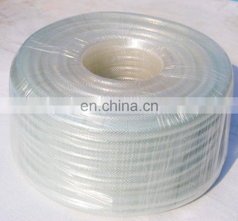 Cixi Jinguan 10mm Food Grade Flexible Clear PVC Braided Potable Water Hose Pipe,Soft Clear Fiber Reinforced PVC Water Hose Tube