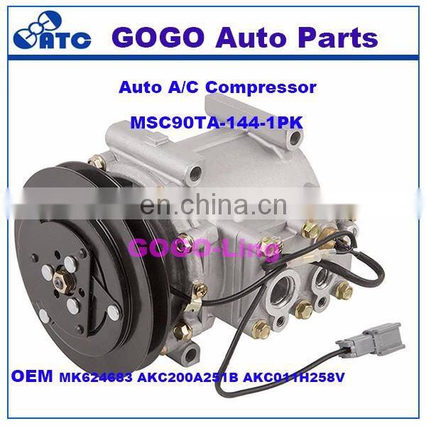 MSC90TA Auto A/C Compressor for MITSUBISHI Rosa BUS OEM MK624683 AKC200A251B AKC011H258V