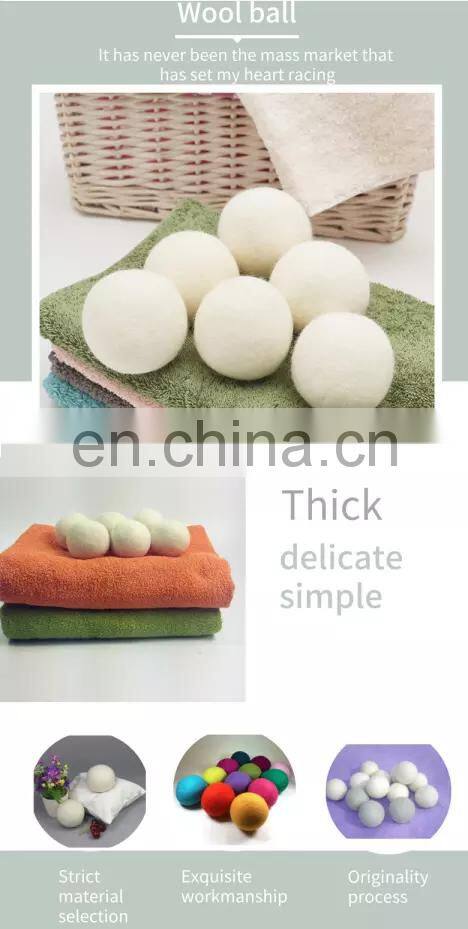 wholesale natural white wool dryer ball
