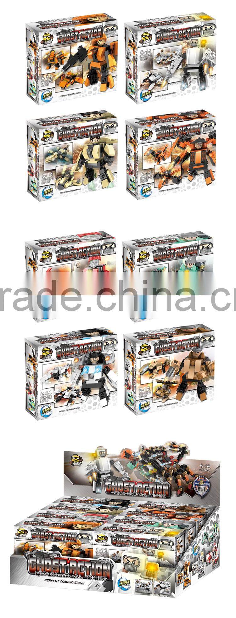 JSTOYS mini hero building blocks,war blocks toy for promotion