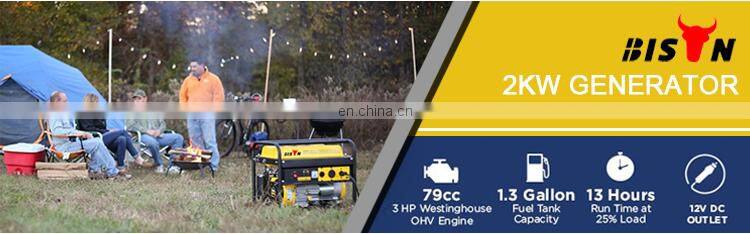 BISON(CHINA) Portable 2KW BS2500 Portable Gasoline Generator