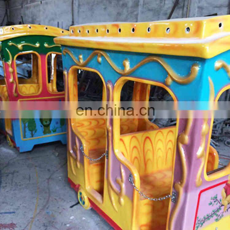 Fairground manege Amusement rides used trackless train for sale