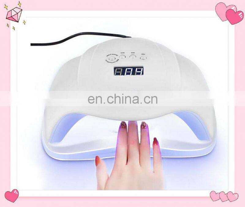 2019 New 80W UV Lamp LED Nail Lamp Nail Dryer For All Gels Polish With 10s/30s/60s/99s Timer Manicure Tool Gel Light