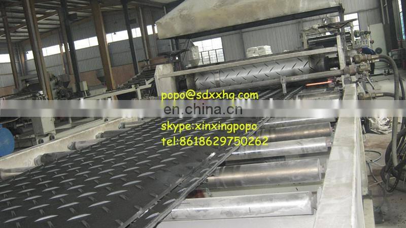 hard rigid plastic anti-slip ground access mats for construction/oil platform