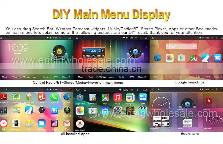 Erisin ES2301F 2 Din 7 Inch Touch Screen Car DVD Player for Connect 2006