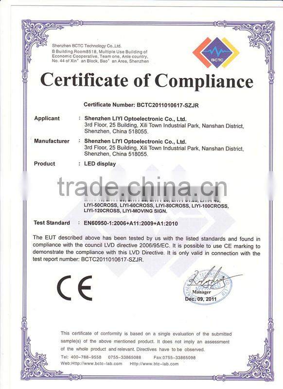 2014 popular outdoor advertising led display made in Alibaba