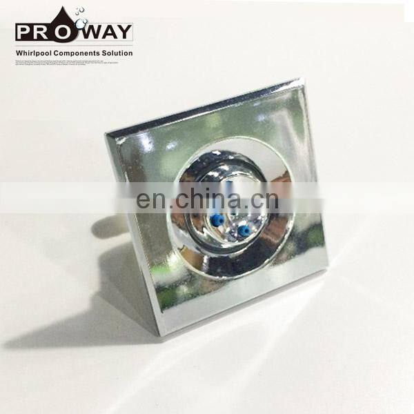 Foot Controlled Pop Up Bounce Zinc Alloy Round Bathroom Shower Drain