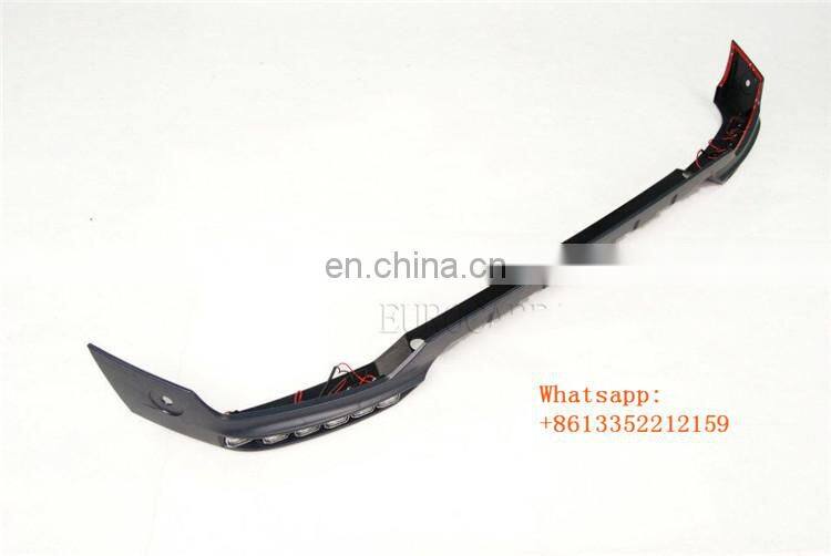 G CLASS W463 B style front lip with B led lights fit for G wagon W463 G63 G65 front bumper for autoparts
