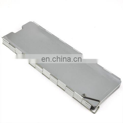 10 plates Fold Camping Cooker Gas Stove Wind Shield Screen Foldable Outdoor