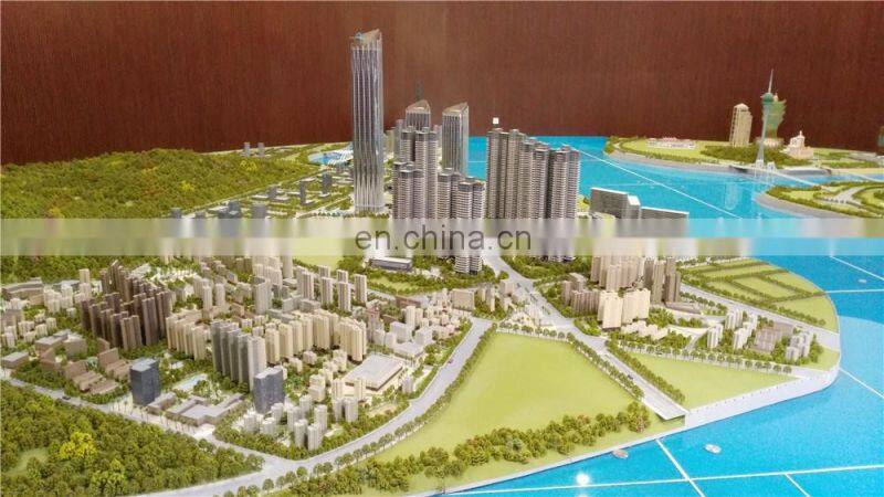Hongkong city planning model for project bidding , architectural site models