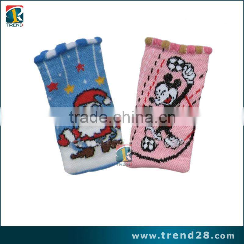 Newest knitted cell phone sock case