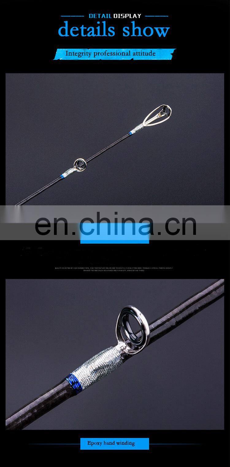 RANMI Japan Full Fuji Parts Lure Sea Boat slow Jigging Fishing Rod 2 Sections Carbon Fiber Saltwater Spinning Fishing Rod