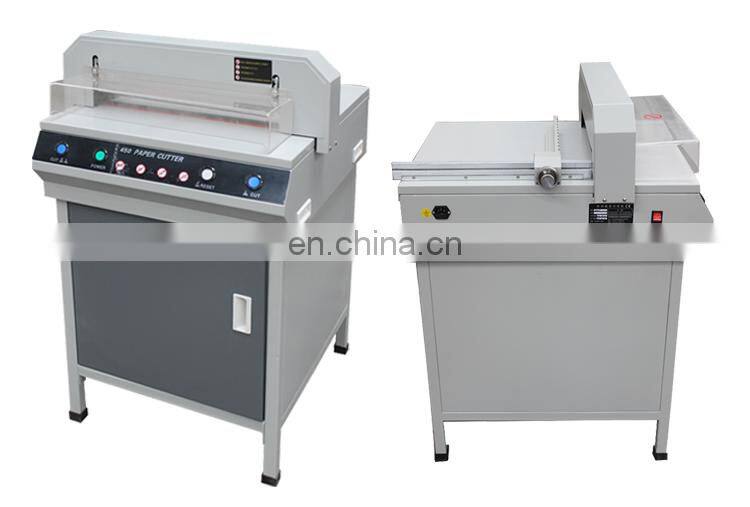 NO MOQ heavy duty book guillotine paper cutter automatic electric paper cutting machine price manufacturer