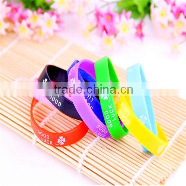 Manufacturer from china stretch silicone bracelet