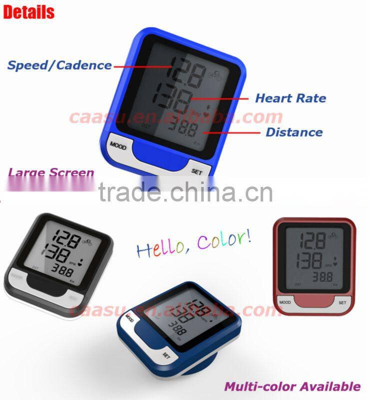 RoHS Bicycle Computer with Heart Rate Monitor