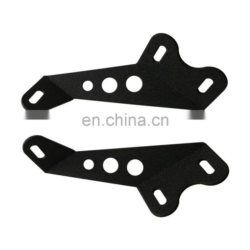 steel hood bracket hood mount kit for 20 inch led light bar for jeep for wrangler