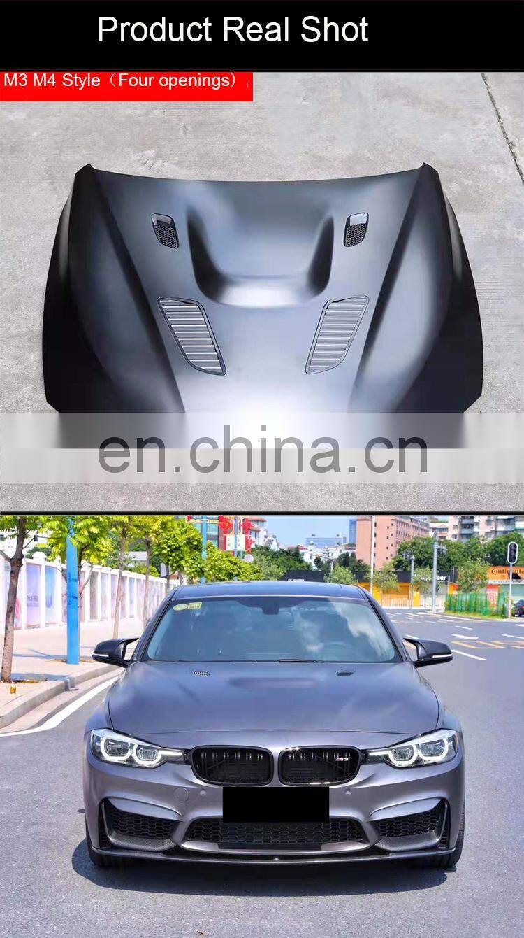 Runde Brilliant Quality Iron Material Auto Car Bonnet Engine Hood For BMW 3 Series 4 Series M3 M4 Engine Hood Bonnet