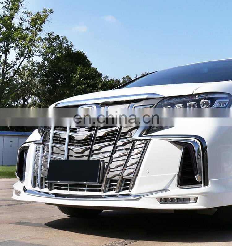 Runde Car Modification PP Material Spider Man Style Front Bumper Front Grille Suitable For 2015-2020 Honda Odyssey Body Kit