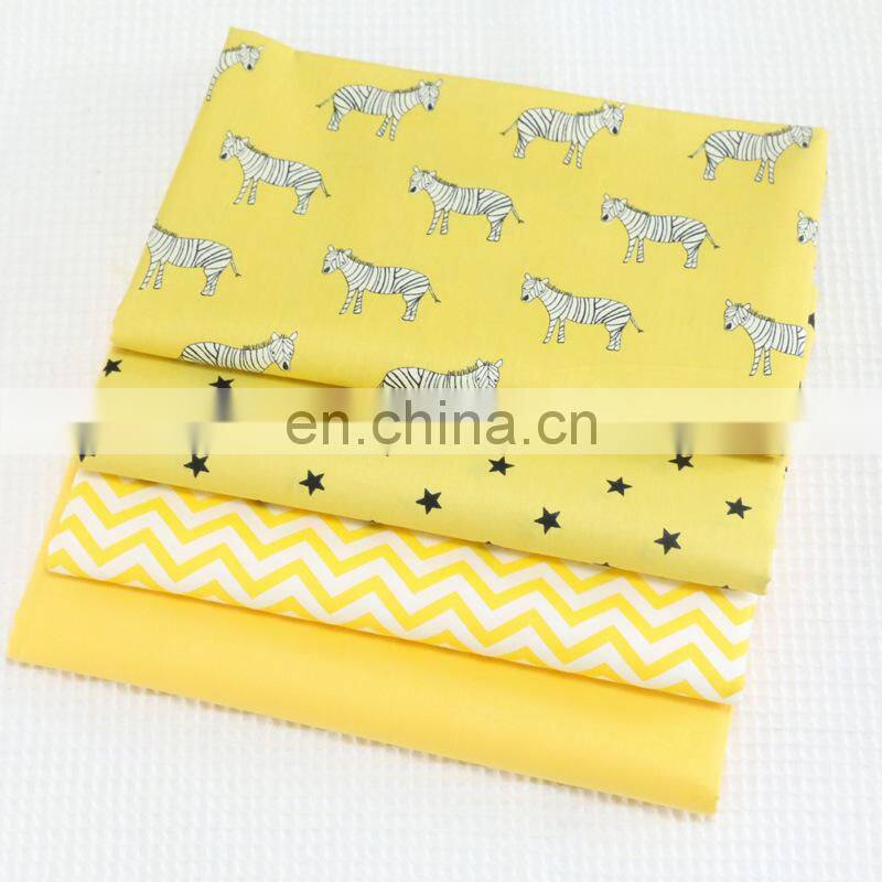 Wholesale cartoon pony Zebra Star Print children's bedding cotton twill fabric