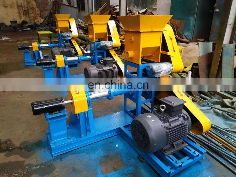 Small Animal Pet Catfish Shrimp Food Making Extruder Floating Fish Feed Pellet Machine