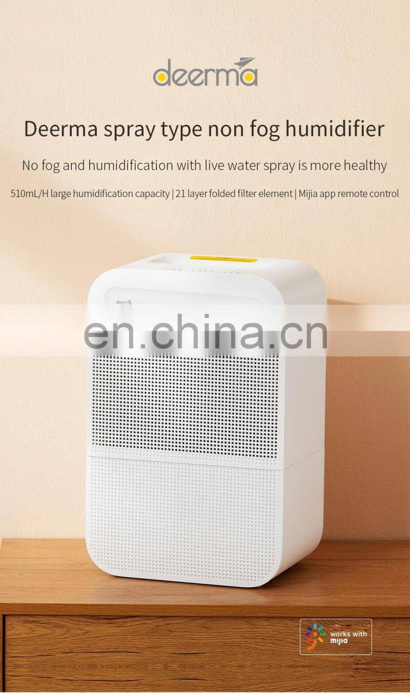 New Mijia Deerma Fog free air humidifier 510ml/h intelligent household mute bedroom water air conditioner pregnant women and inf