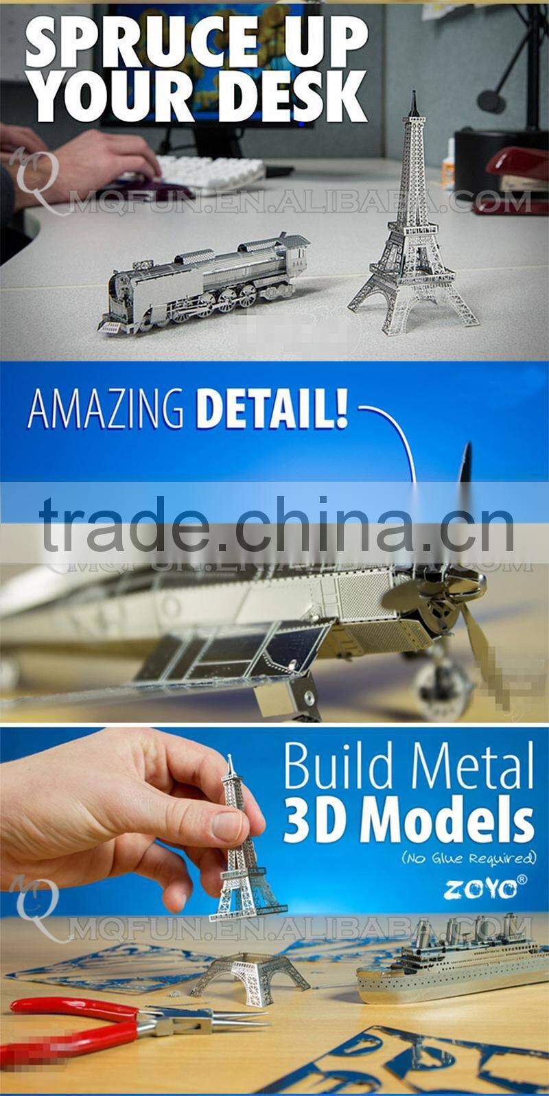 Piece Fun 3D Metal Puzzle colorful the avenger movie super hero robot Adult DIY model educational toy NO GLUE NEEDED NO.PF 9701C