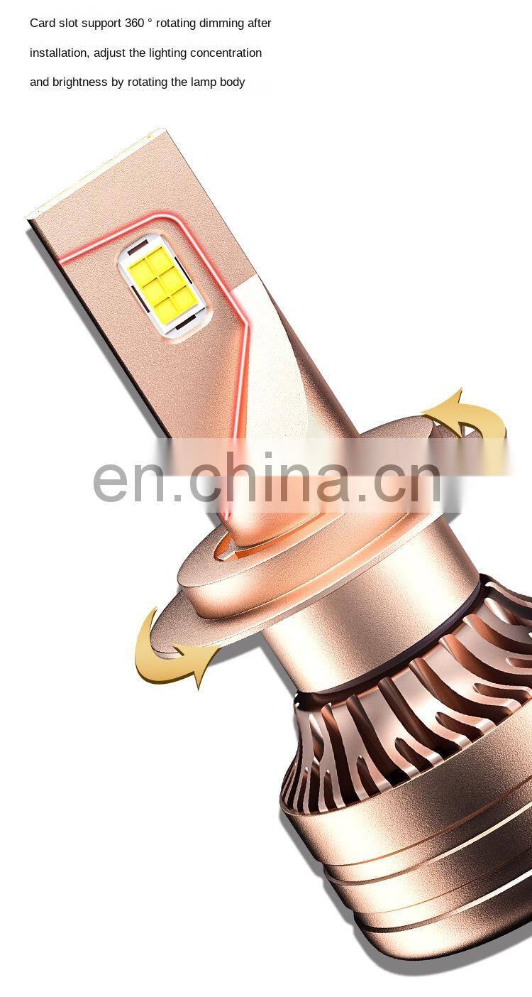 Factory S6 120w 3800LM projector lens H1 H4 h11 h7 9005 9006 9012 auto car led light motorcycle bulb h4 led headlights