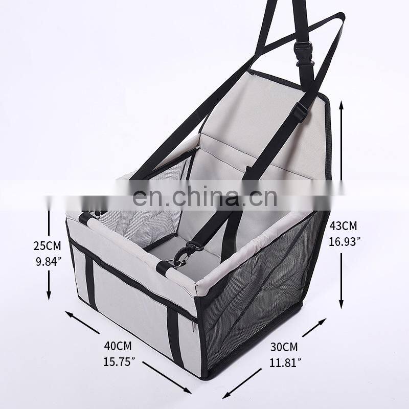 Travel Dog Car Seat Cover Folding Hammock Pet Carriers Bag Carrying For Cats Dogs transportin Pet Carrier Seat