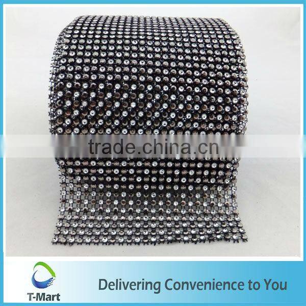 All kinds plastic rhinestone mesh trimming for garment/ornament