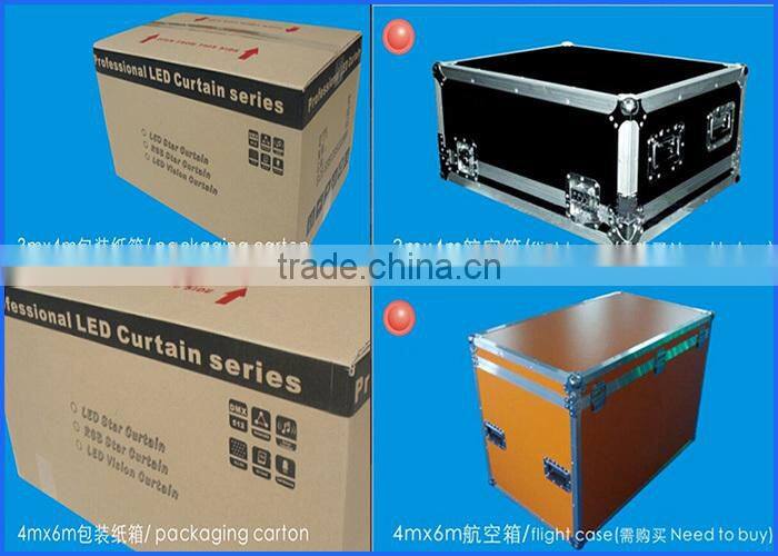 ACS 2015 lighting curtain /led wedding curtain cloth /led star cloth for sale
