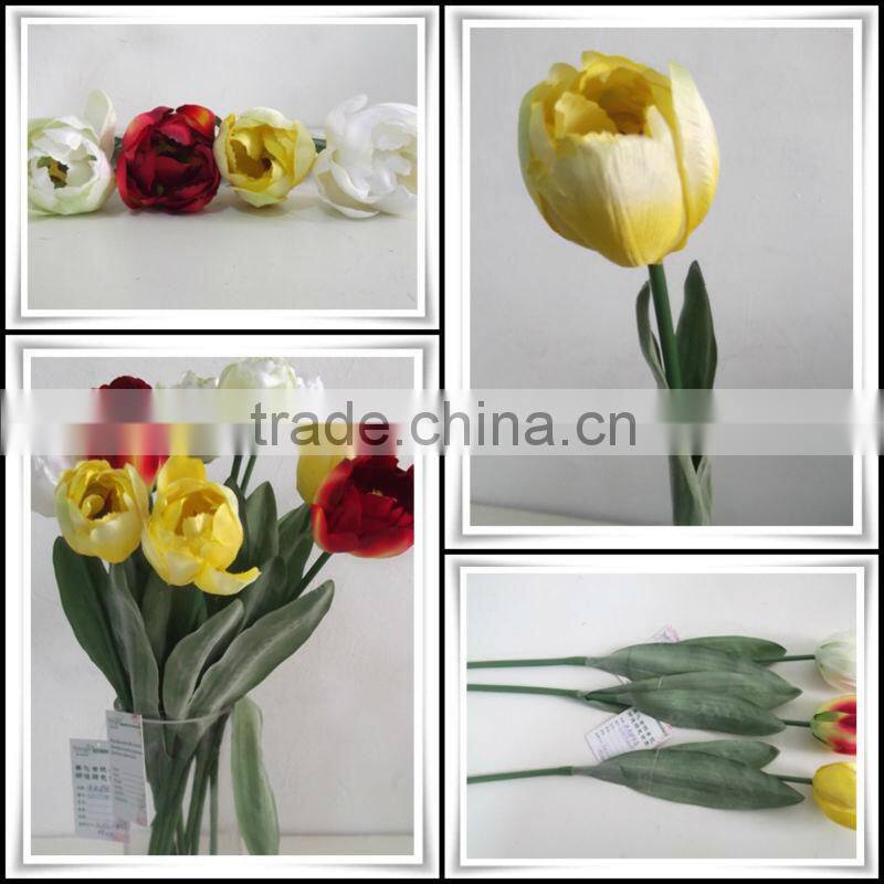 Real touch artificial flowers 5 heads artificial sunflower bouquet for wedding decoration