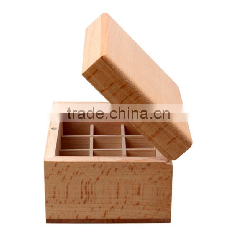Christmas Ornament Decorative Wooden Essential Oil Packaging Storage Box