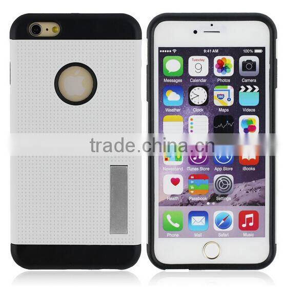 2015 China Factory Newest Colorful Tough Slim Armor Case Shockproof for IPhone6 5.5 case sustainable metal Cover back case