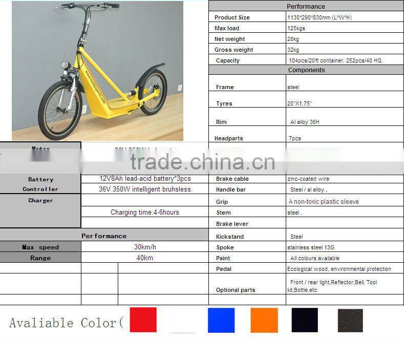 2014 new adult best electric mobility scooter