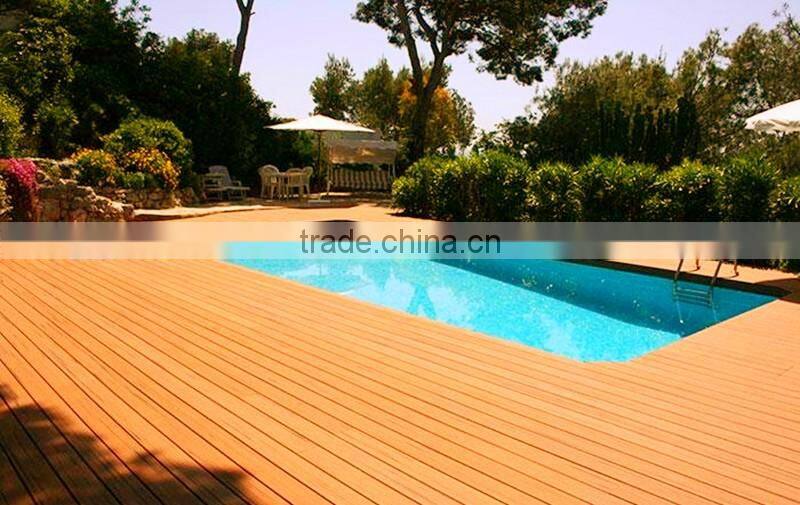 cheap wood plastic compsite decking material for floor