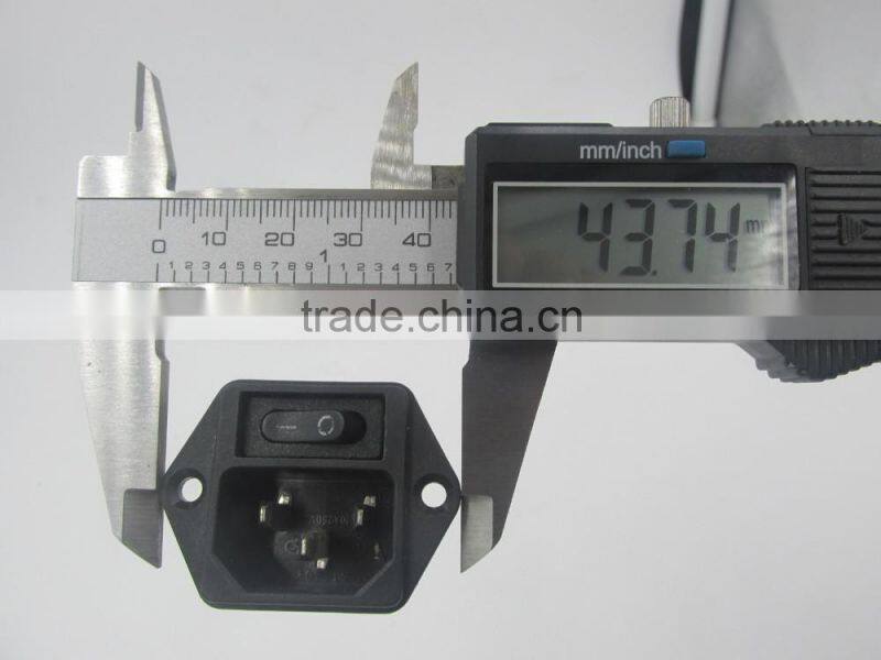 IEC electric switch and connector socket Environmental PVC material