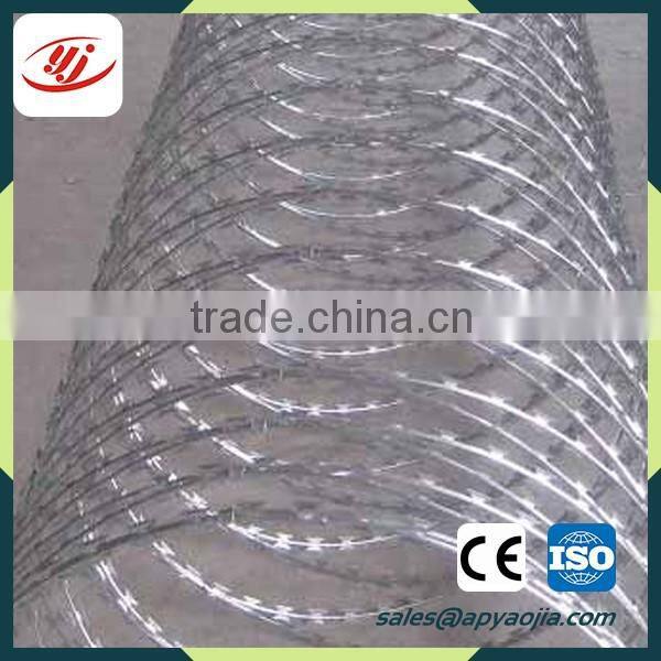 Cross Type Razor Barbed Wire Mesh