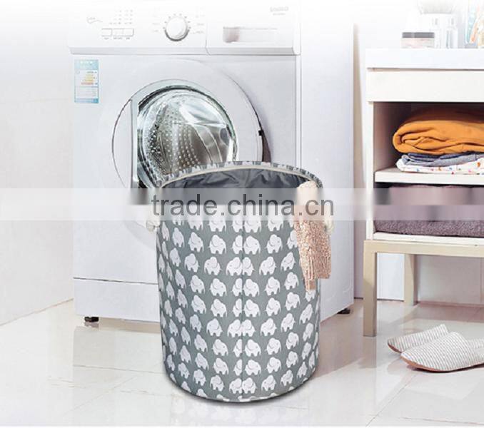 Kids Folding Laundry Hamper Canvas