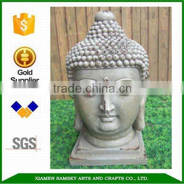 19"H Garden Statuary Resting Buddha