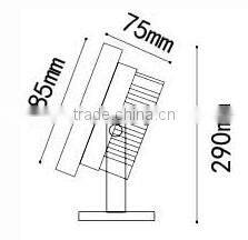9W 2016 NEW CE ROHS IP65 6W 9W 3W led light garden spot lights wall light