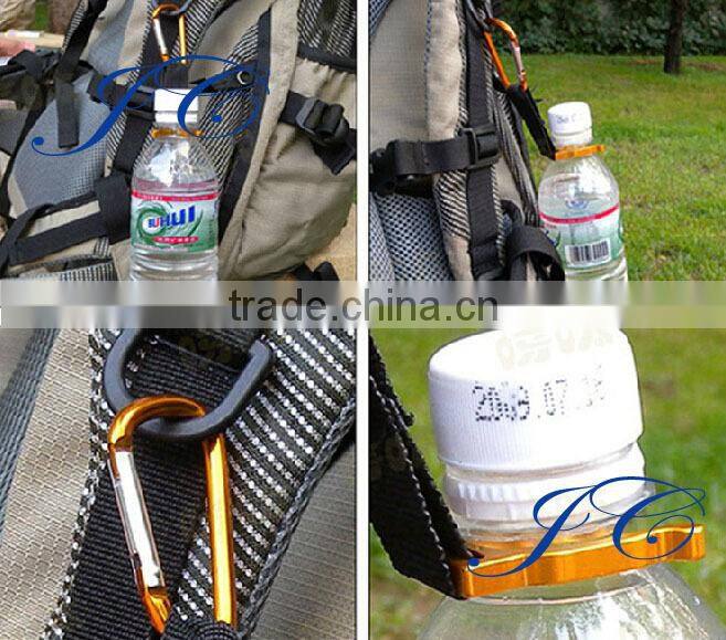 Fashion multitool aluminum carabiner with strap by manufacture